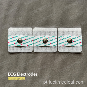 Eletrodos de ECG descartáveis ​​ECG Pads Electrodo Patch CE